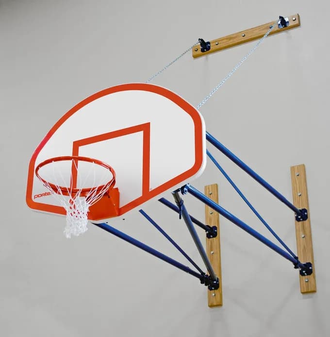 220 Side-Fold Wall Mount Backstops