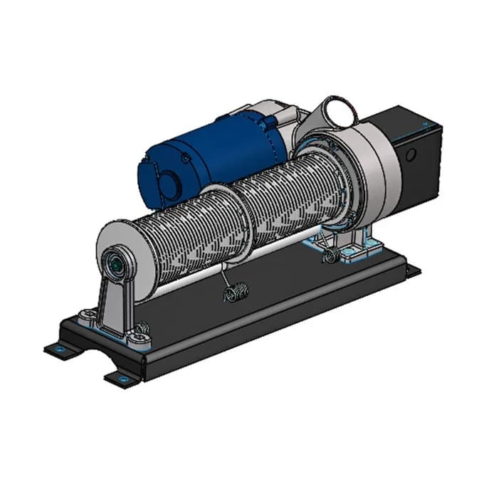 3/4HP Electric Winch; Dual Drum