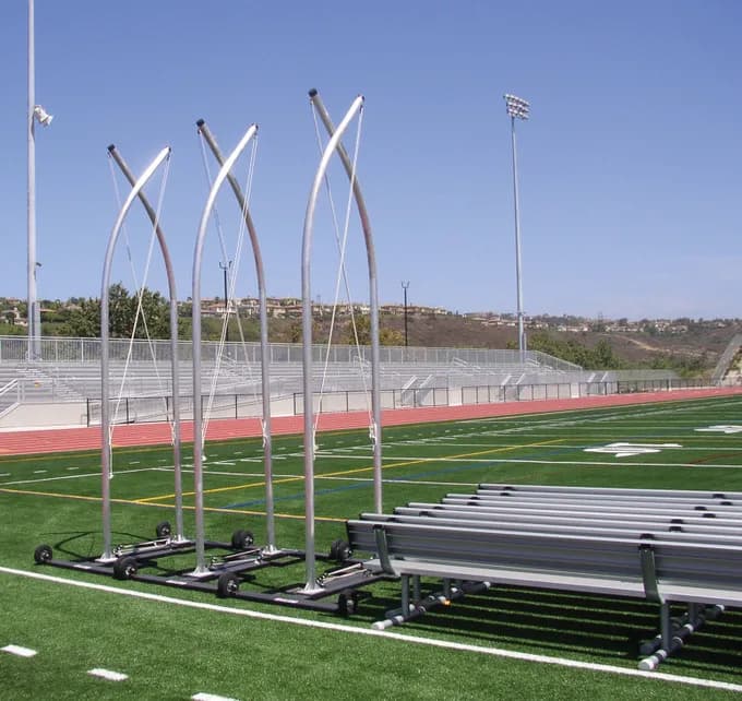 High School Portable Discus Cage