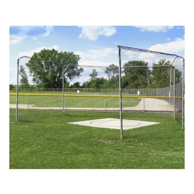 Pro-Down Discus Cage with Ground Sleeves