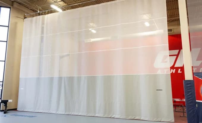 Walk-Draw Divider Curtain