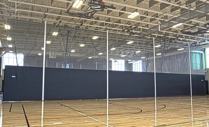 Roll-Up Divider Curtain