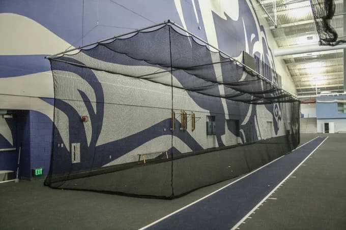 Ceiling Suspended Batting/Golf Cage (14'H x 14'W x 70'L)