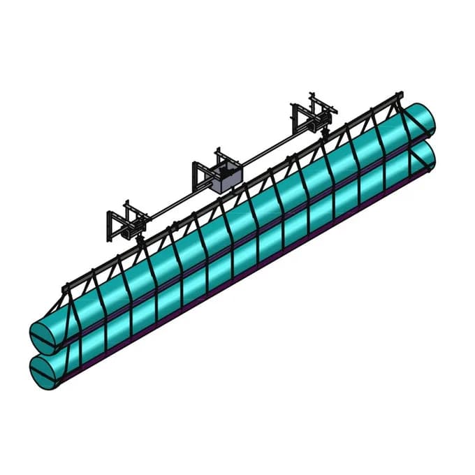 Wall-Mounted Stationary Mat Mover; 2 Mats