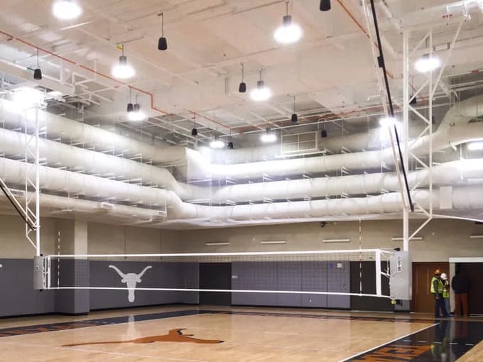 Powr-Net Overhead Fold-Up Volleyball System W/O Judge's Stand