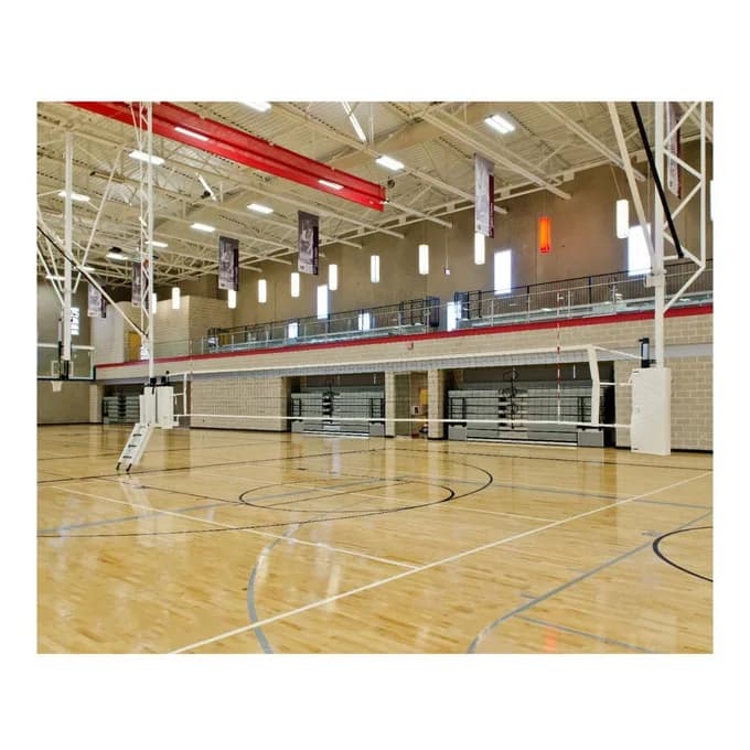 Powr Net Overhead Fold-Up Volleyball System with Judge's Stand